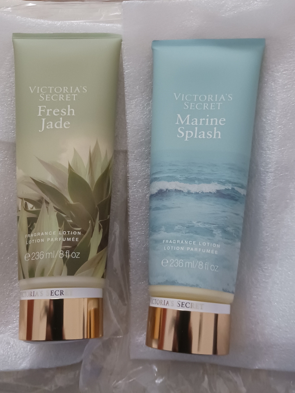 Victoria's Secret Fresh Jade & Marine Splash Lot - Sage Green & Light Blue